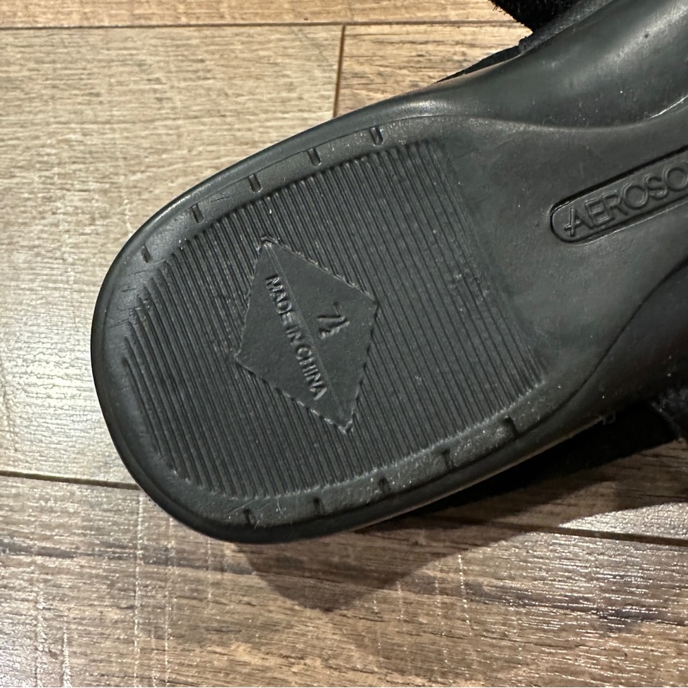 AEROSOLES Black Mary Jane Flats - Picture 5 of 8